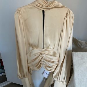 ORSEUND IRIS NIGHT OUT TOP CHAMPAGNE